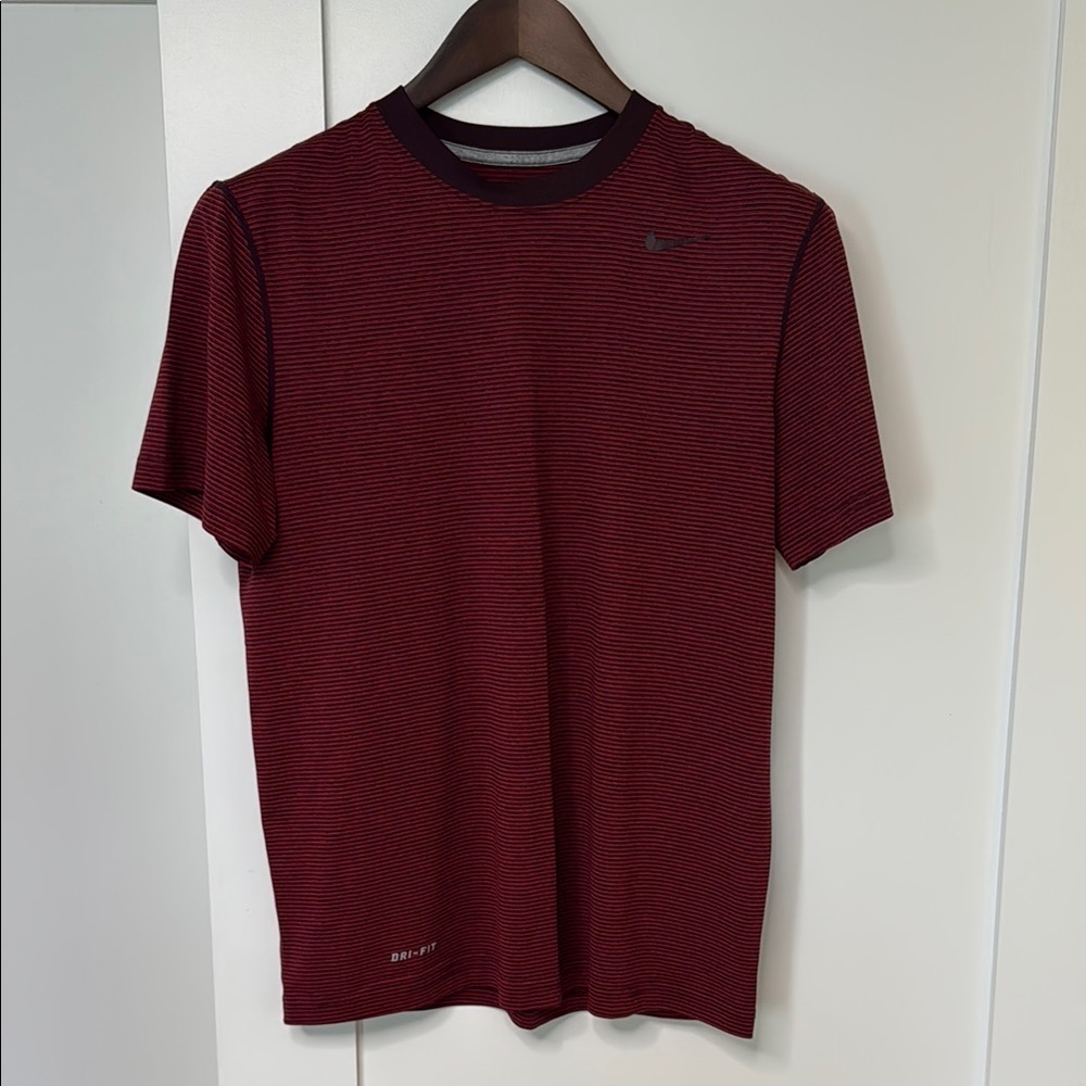 Nike Men's Red Dri-FIT Shirt